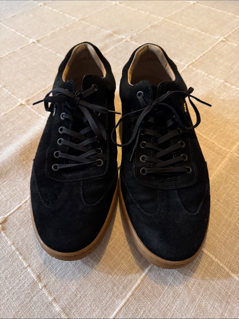 Piloti Shift Asphalt Mens Size 11.5 Black Suede Driving Shoes Racing Sneakers